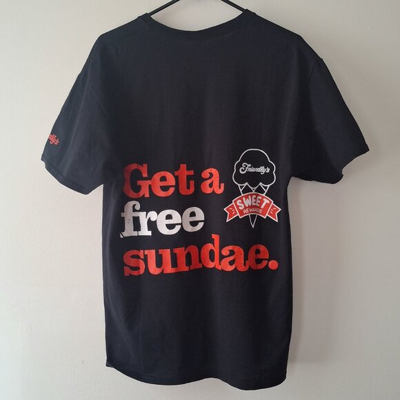 T Shirt Friendly's Ice Cream Sweet Rewards Get a Free Sundae Promo Size L Large - Picture 4 of 8